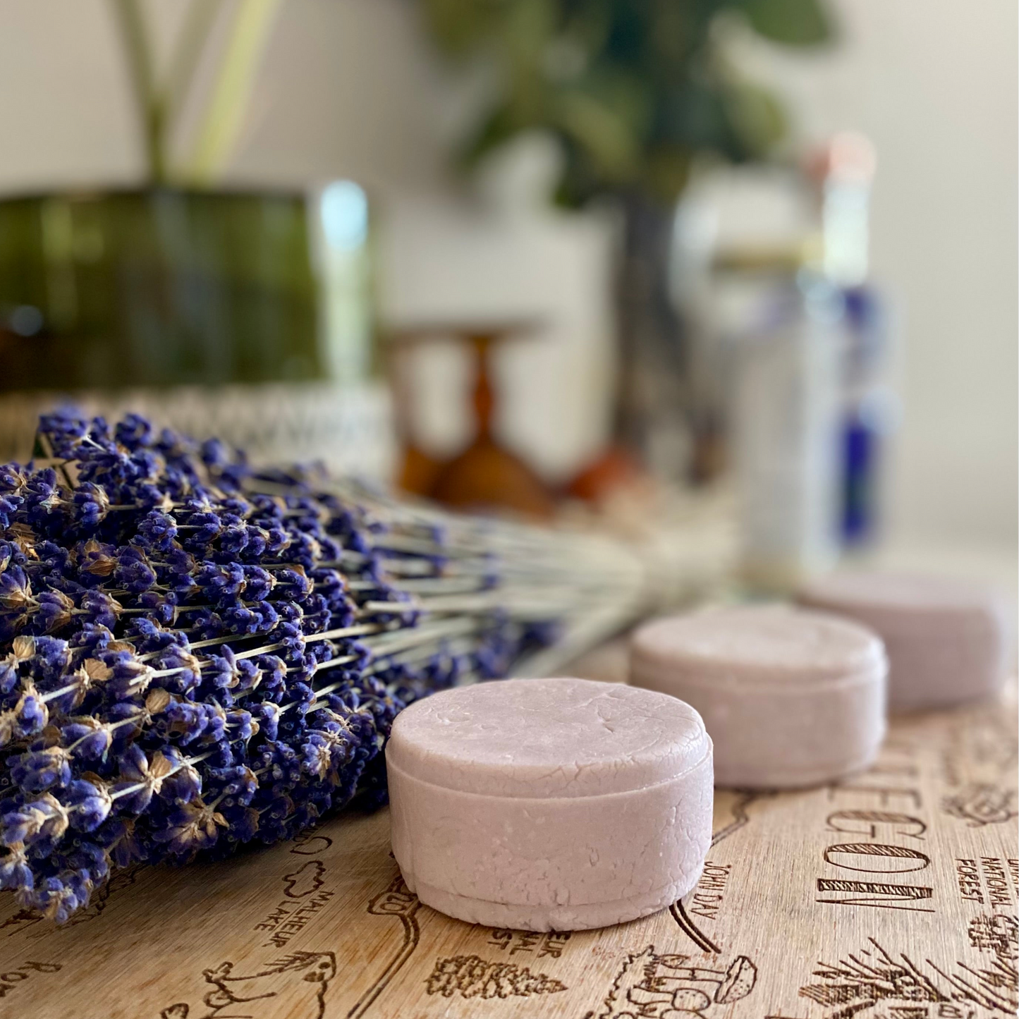 Lavender Fields Syndet Shampoo Bar